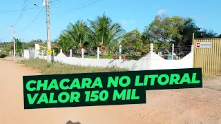 chácara no litoral Sergipano valor 150 mil