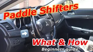 Paddle Shifters or +/- in Automatic Transmission ( Paano gamitin at para saan ba ito )