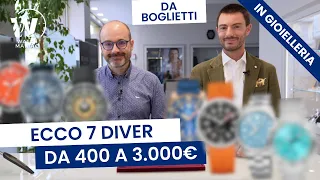 Da Boglietti alla scoperta di 7 diver da 400€ a 2.800€