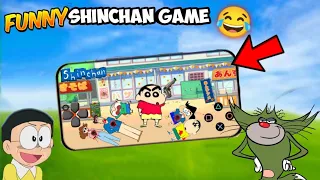 Playing Shinchan Game😱 ||😂 Funny Game Nobita jack