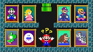 What if Mario had Custom Paintings All Characters | Game Animation