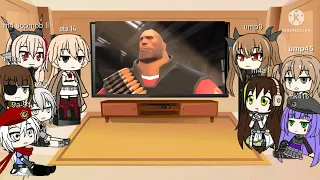 girls frontine react Meet the Heavy tf2 5