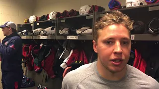 Post game: Cam Atkinson 10/14/17