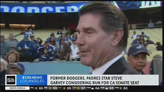 Former Dodgers star Steve Garvey considering run for seat on CA Senate