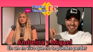 Andreina Bravo y Miguel Melfi en un en vivo que no te puedes perder, Austin se pone celoso