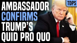 Ambassador CONFIRMS Trump Quid Pro Quo in Devastating Testimony