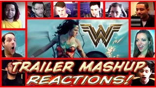 WONDER WOMAN Comic-Con Trailer Reactions Mashup (nearly 30 people) Official Reaction Leaked Footage