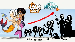 The Loud House Into Mermaid Growing Up Compilation | Cartoon Wow