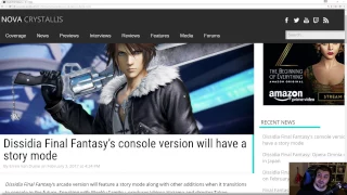 Dissidia Final Fantasy: Console Version to Add Story Mode