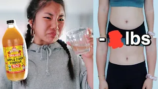 drinking apple cider vinegar for a week *IT WORKS*