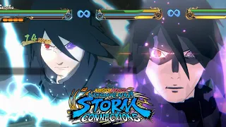 Sasuke Uchiha Supporting Kage Complete Moveset-Naruto x Boruto Ultimate Ninja Storm Connections