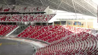 Singapore National Stadium Mode Change - Football to Athletics