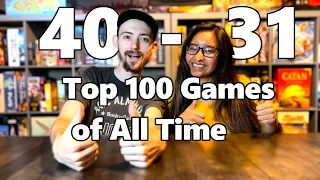 Top 100 Board Games Of All Time - 40-31 (2023) #boardgames