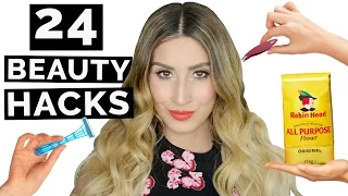24 WEIRD Beauty Hacks That Actually Work!