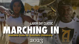 Marching In | 2023 Labor Day Classic | Alabama State University