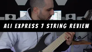 200$ Ali Express 7 String [REVIEW] - 4k