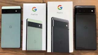 Google Pixel 6 vs Google Pixel 6a