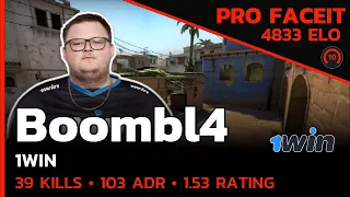 CSGO POV 1WIN Boombl4 (39/22) (mirage) @ FACEIT 5V5 RANKED LVL 10 / Jun 3, 2023