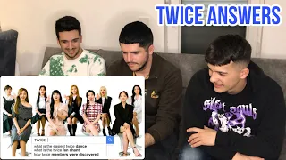 FNF Reacting to TWICE Answer the Web's Most Searched Questions | WIRED