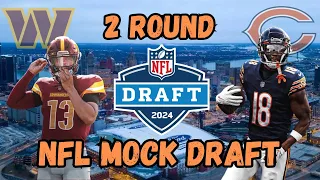 2-Round 2024 NFL Mock Draft | EIGHT First Round Receivers!