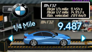 BMW M4 F32 1/4 and 1/2 Mile | 9.487 | Drag Racing Tune