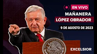 🔴 EN VIVO Mañanera de López Obrador, 9 de agosto de 2023