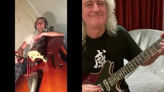 LOVE OF MY LIFE (instrumental) | Brian May & Alexander Muravyev (Double Bass)