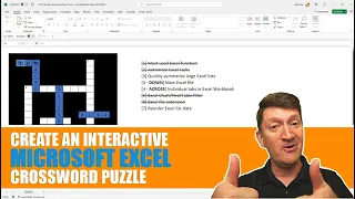 Create an Interactive Crossword Puzzle with Microsoft Excel