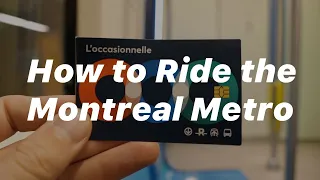 How to Ride the Montreal Metro (for tourists)