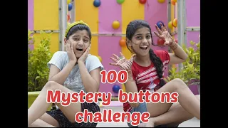 100 Mystery Button Challenge But Only one Let You Escape | Frozen Dolls | Avi And Eva |