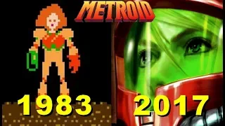 Evolution of Metroid games  1986-2017