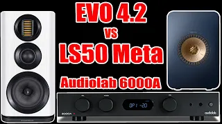 Revolutionary Sound vs GorgeousSound with Rock-Solid Amp - Wharfedale Evo 4.2 vs KEF LS50M W/6000A