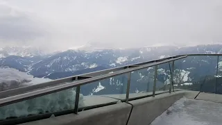 View from Messner Mountain Museum in Kronplatz, South Tyrol