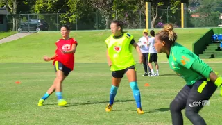 Seleção Brasileira Feminina finaliza etapa de treinamento na Granja Comary visando à Copa América