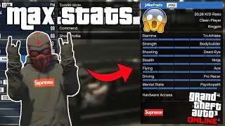 How To Get Max Stats In GTA Online #gaming