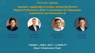 Ventana: Leadership in Action, Delivering World's Highest Performance RISC V Processors