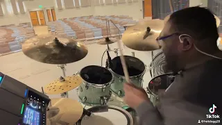 Jesus is the Rock!! (Fish on Drums)