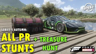 FH5 S5 Autumn: All PR Stunts and Treasure Hunt