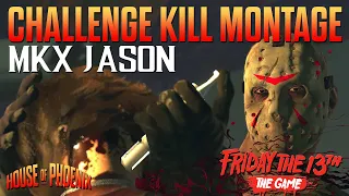 MORTAL KOMBAT X JASON CHALLENGE KILL MONTAGE | Friday The 13th: The Game