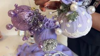 DIY Luxury Christmas ornaments