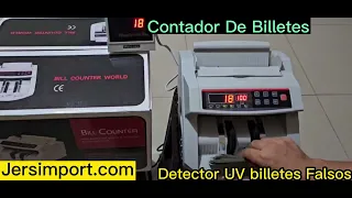 Contador De Billetes Con Detector De Billetes Falsos