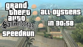 GTA San Andreas Speedrun - All Oysters in 30:58 [World Record]