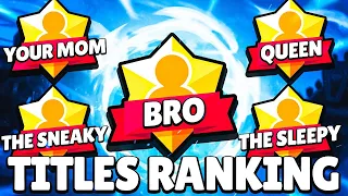 RANKING ALL MASTERY TITLES AND ICONS!! (Tier List)