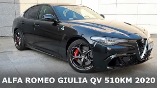 Alfa Romeo Giulia Quadrifoglio 2.9 V6 510 KM 2020 PL TEST Carolewski