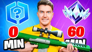 DEVENIR UNREAL en 1 HEURE avec le SNIPER sur FORTNITE