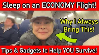 Economy Class Sleeping! Tip & Gadgets to Get the Rest You need!
