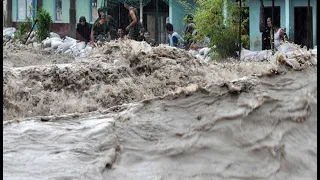 More than 1000 houses were destroyed! Devastating flood in Indonesia has made people homeless!