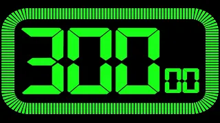 300 Seconds Countdown Timer With Ticking Sound&Alarm(Clock At The End) No Copyright.