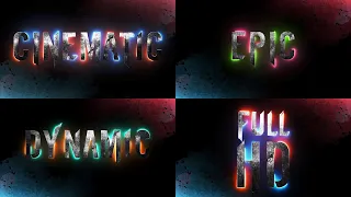 Filmora X Amazing Cinematic Metallic Neon Intro Tutorial |  Metalic Neon Intro in Filmora