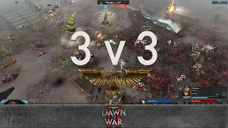 Dawn of War 2 - 3v3 | ziemniakozerca + zeetorq + Cornholio [vs] Hammerhead + Lindonin + Toilailee